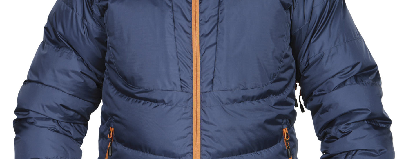 Sauda Down Jacket in DustyBlue-DullOrange