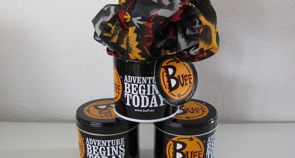 Buff Schlauchtuch in origineller Geschenkbox
