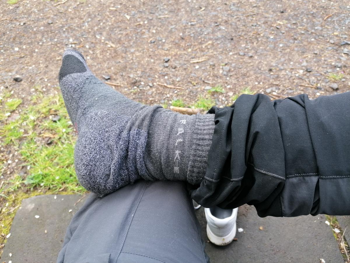 Gute Wandersocken für den Camino del Norte verhindern Blasenbildung